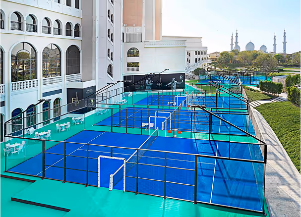 Padelplatz eines auf Padel x Chill gelisteten Hotels