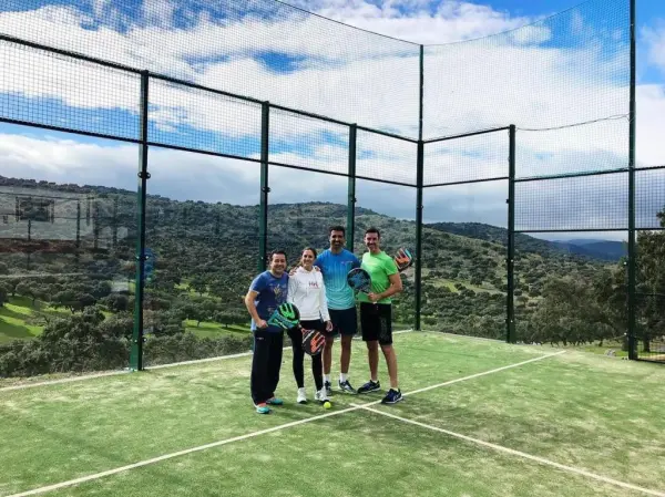 Padelplatz bei Alojamiento Rural Badajoz Las Dehesillas, Extremadura - Foto 1