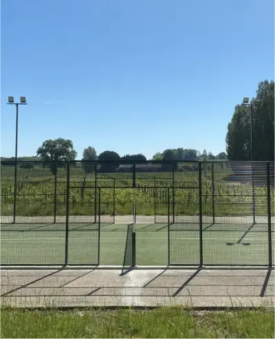 Padel court at Château de Lussac, Nouvelle-Aquitaine - photo 1