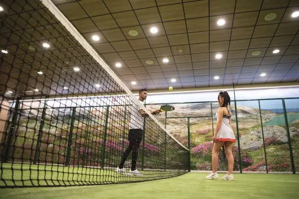 Padelplatz bei Grand Hotel Paradiso, Ponte di Legno - Foto 1
