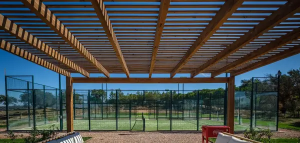 Padel court at Herdade da Cortesia Hotel, Alentejo - photo 3