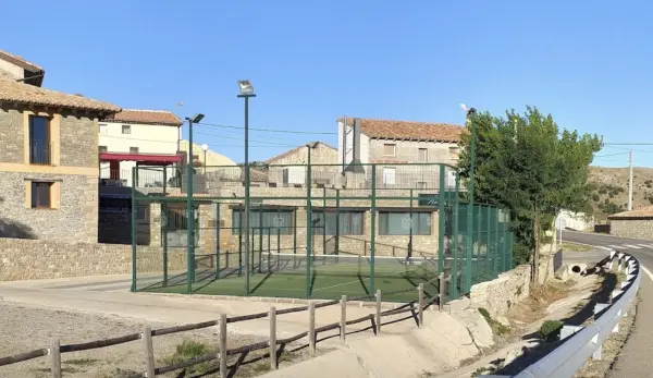 Padelplatz bei Hotel Palacio Ivan Tarin, Aragonien - Foto 2