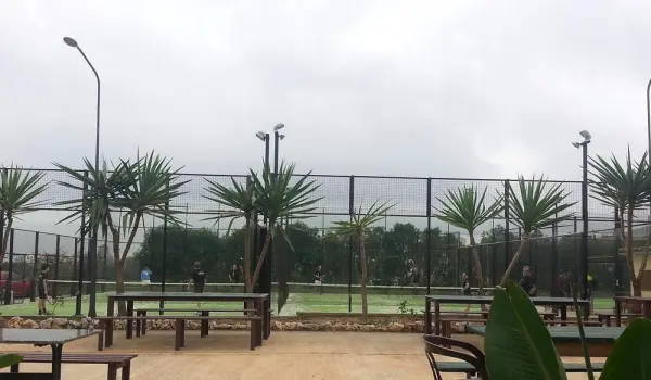 Padelplatz bei Hotel Rural La Trampa, Region Valencia - Foto 1