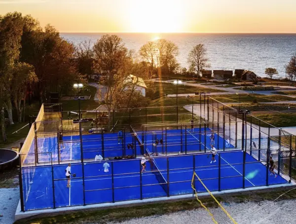 Padel court at Hotell Kneippbyn Resort Visby, Gotland - photo 3