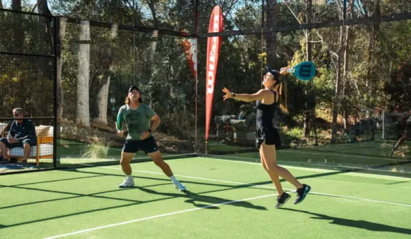 Padelplatz bei Rancho Valencia Resort & Spa, San Diego - Foto 1